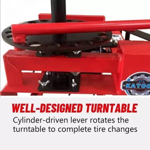 KT-2002P Mini Tire Changer Machine 39 Inch with Air Bead Breaker, 132 lbs Lightweight Design Compact Portable Wheel Changer for 12"-22 Inch Tires in Kuwait