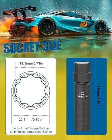 10 مقبس صواميل العروة، متوافق مع صواميل العروة Bimecc 10-Spline ومسامير العروة، بديل لـ TA20-19/21، مفتاح صامولة العروة 10-Spline مع محرك سداسي 19 مم و21 مم، CR-MO in Kuwait