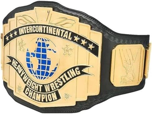 Intercontinental Championship Belt | Intercontinental Heavyweight Wrestling Championship Replica Title Belt Adult 2mm in Saudi Arabia