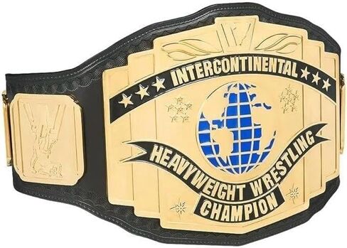 Intercontinental Championship Belt | Intercontinental Heavyweight Wrestling Championship Replica Title Belt Adult 2mm in Saudi Arabia