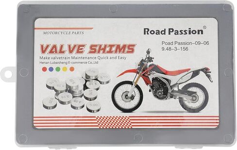 الطريق العاطفة 9.48 مللي متر صمام الحشوات عدة 156 قطع 1.2 مللي متر-4 مللي متر لكاواساكي ZX1200 النينجا ZX-12R 2000-2005/ZX1400 النينجا ZX-14 2006-2010 in Saudi Arabia