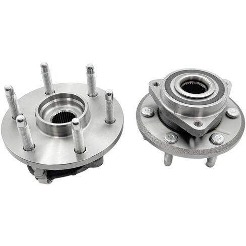 2Pcs Front 4WD/AWD Wheel Bearing and Hub Assembly fit for Cadillac Escalade EXT ESV, for Chevy Avalanche Express Silverado Suburban 1500 Tahoe, for GMC Savana Sierra 1500 2500 Yukon XL 1500 (515036) in Kuwait