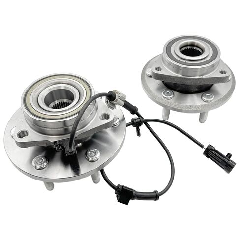 2Pcs Front 4WD/AWD Wheel Bearing and Hub Assembly fit for Cadillac Escalade EXT ESV, for Chevy Avalanche Express Silverado Suburban 1500 Tahoe, for GMC Savana Sierra 1500 2500 Yukon XL 1500 (515036) in Saudi Arabia