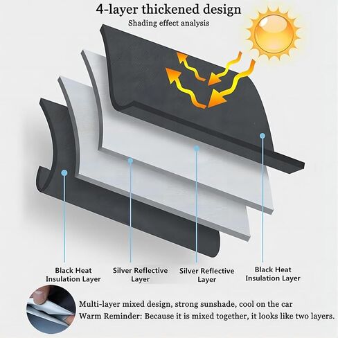 Car Windscreen Sun Shade for Ford Excursion 2000 2001 2002 2003 2004 2005, Front Windshield Sunshade Blocks UV Rays Sun Visor Protector Keep Vehicle Cooler,C in Saudi Arabia