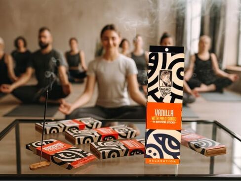 Vanilla with Palo Santo Incense Sticks (14 Mystical Sticks) Relaxation –Comforting, Purifying & Handcrafted Natural Aroma in Saudi Arabia