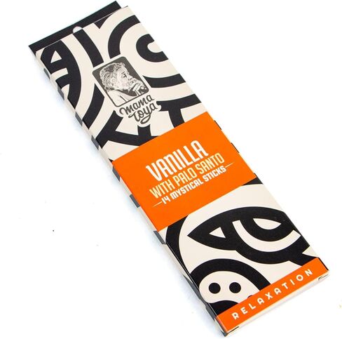 Vanilla with Palo Santo Incense Sticks (14 Mystical Sticks) Relaxation –Comforting, Purifying & Handcrafted Natural Aroma in Saudi Arabia