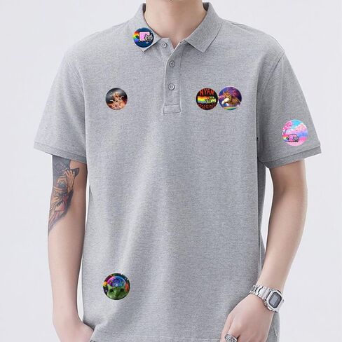 Cat Pins for Backpacks Funny Pins Acrylic Y2K Aesthetic Pin Cute Bag Lapel Brooch Clip Badges Accessories 6PCS in Kuwait