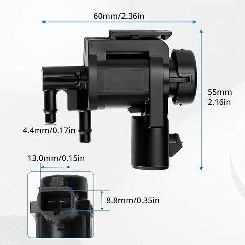 9L14-9H465-BA 4x4 Locking Hub Vacuum Solenoid Fit for Expedition F150 Navigator Super Duty F250 F350 F450 F550 Vacuum Solenoid Pur ge Valve Replacement 6L3Z-9H465-A 7L1Z-9H465-B in Kuwait