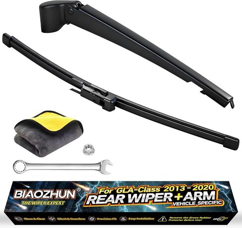 Rear Wiper Arm Blade Assembly, Replacement for Mercedes-Benz GLS-Class 2020–2025 (X167), GLS 450, 580, AMG GLS 63 | Back Windshield Wiper Blade Arm, Nut, Cap Cover Accessories Set in Saudi Arabia