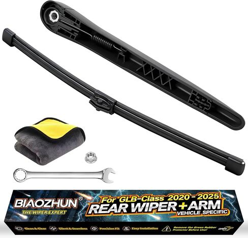 Rear Wiper Arm Blade Assembly, Replacement for Mercedes-Benz GLS-Class 2020–2025 (X167), GLS 450, 580, AMG GLS 63 | Back Windshield Wiper Blade Arm, Nut, Cap Cover Accessories Set in Saudi Arabia