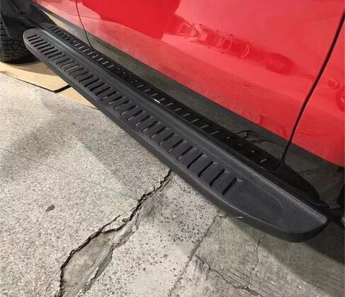 2 قطعة لوحات الجري تناسب D Ram 2019-2024 1500 TRX Black Nerf Bar خطوات جانبية in Kuwait