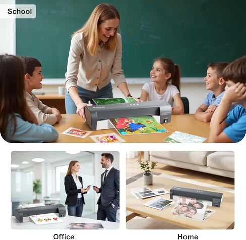 Bonsaii 13 Inch Laminator Machine with Never Jam Technology, Laminator Machine 11x17 Inch with Laminating Sheets, Laminating Machine for Home, Office, and Classroom Organization Supplies - L318-A in Kuwait