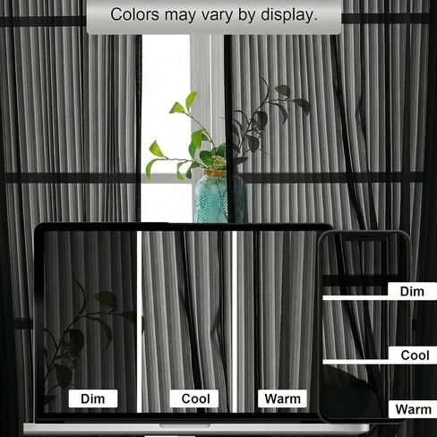 ستائر سوداء شفافة بطول 84 بوصة - ستائر شفافة مقلمة عموديًا للخصوصية، ستائر جيب ناعمة متجددة الهواء لغرفة المعيشة، لوحتان، كل منها 42 عرض × 84 طول بوصة in Kuwait