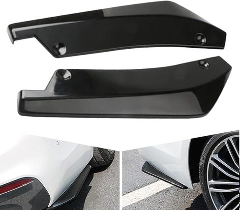 Rear Bumper Diffuser Spoilers for Lexus GS GS300 GS350 GS400 GS430 GS450H GS460,Rear Bumper Lip Side Corner Spoiler Kit,B/Carbon Fiber in Saudi Arabia