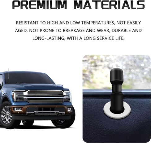 2PCS Car Door Lock Knobs Auto Interior Door Lock Bolt Pin Covers for Ford F150 Explorer Mercury Sable, Car Smart Lockout Kit Pull Pins Replaces OEM#FODZ-5421850-A Lift Bolt Control Post Pins in Kuwait