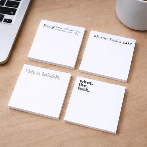 4 PCS Funny Sticky Note, Funny Office Supplies, Current Mood Sticky Note Tabs, Office Desk Accessory in Saudi Arabia