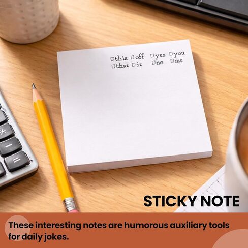 4 PCS Funny Sticky Note, Funny Office Supplies, Current Mood Sticky Note Tabs, Office Desk Accessory in Saudi Arabia