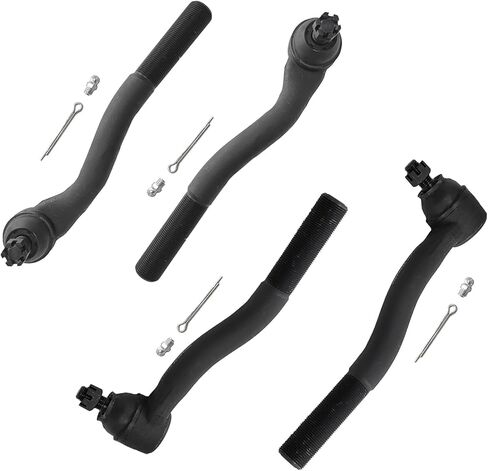 4pcs Front Steering Kit for Jeep Grand Cherokee 1999-2004, Tie Rod End Inner and Outer Complete Kit in Saudi Arabia