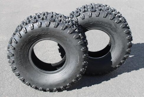 (Set of 2) Antego 15X5.00-6 ATW-053 2 Ply Snow Blower Tires Non-directional in Kuwait