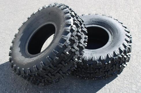 (Set of 2) Antego 15X5.00-6 ATW-053 2 Ply Snow Blower Tires Non-directional in Kuwait
