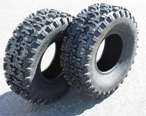 (Set of 2) Antego 15X5.00-6 ATW-053 2 Ply Snow Blower Tires Non-directional in Kuwait