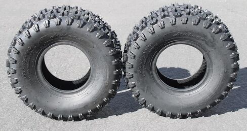 (Set of 2) Antego 15X5.00-6 ATW-053 2 Ply Snow Blower Tires Non-directional in Kuwait
