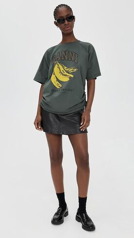 Ganni Women's Future Heavy Jersey Raglan in Saudi Arabia