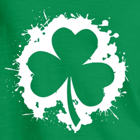 قمصان عيد القديس باتريك للنساء تيشيرتات Lucky Irish Clover برقبة على شكل حرف V، تيشيرتات شامروك in Kuwait