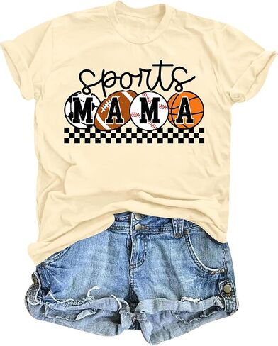 Baseball Shirt Women Baseball Mom Shirts Funny Mama Baseball Splatter Graphic Tshirt Team Game Day Gift Tee Tops in Saudi Arabia