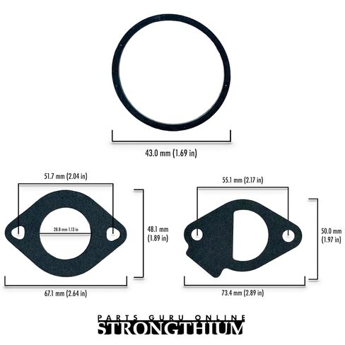 Strongthium 692137 796081 692138 حشية السحب ومجموعة حلقات الختم O بديلة لمحركات Briggs & Stratton Toro Cub Cadet MTD جرار الحديقة المشي خلف جرار جزازة in Saudi Arabia