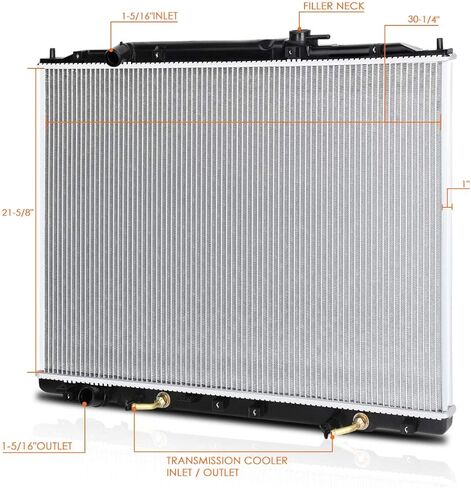 DPI-13065 OE Factory Style Aluminum Core Radiator Compatible with 09-15 Honda Pilot/Ridgeline AT in Saudi Arabia
