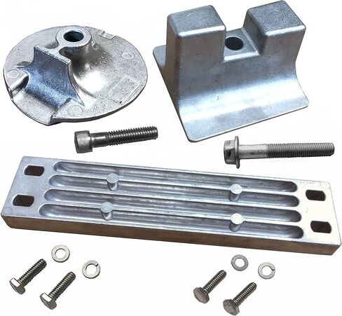 Aluminum Anode Kit For Yamaha 300 - 350 HP XP Complete Kit Replaces Yamaha 6CE-45373-00, 6AW-45251-00,61N-45251-01A, Quicksilver 8m6008000, Martyr CMY300350XPKITA, Tecnoseal 21109AL in Saudi Arabia