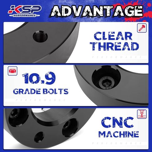 KSP 3"F+2"R Leveling Lift Kits for 2007-2019 Silverado Sierra 1500 2WD/4WD, 3 Inch Front and 2 Inch Rear Strut Spacer Suspension Lift with U Bolts in Saudi Arabia