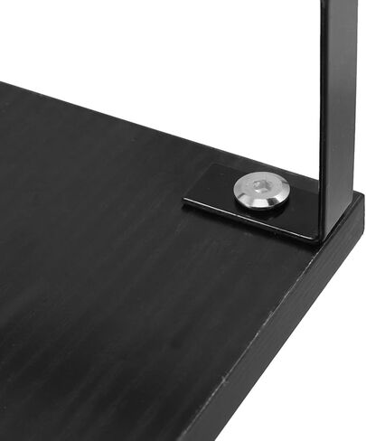 NUOBESTY Sturdy Monitor Stand Riser for Desk Computer Laptop Tabletop Organizer Black Stable Practical Monitor Riser for Home Office School Use in Kuwait