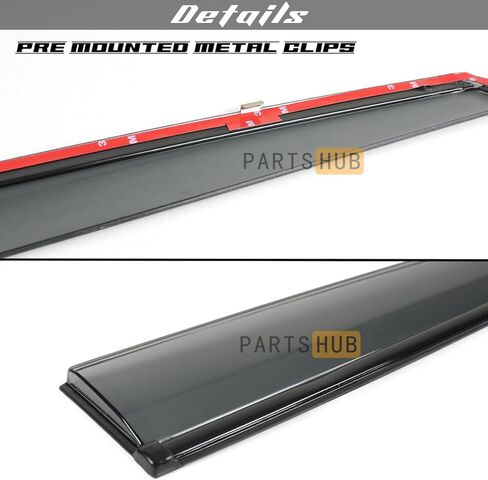 يناسب 2019-2026 تويوتا كورولا هاتشباك رياضي أسود اللون دخان ملون نافذة أقنعة المطر الحرس منحرف/2020 2021 2022 2023 2024 2025 in Kuwait