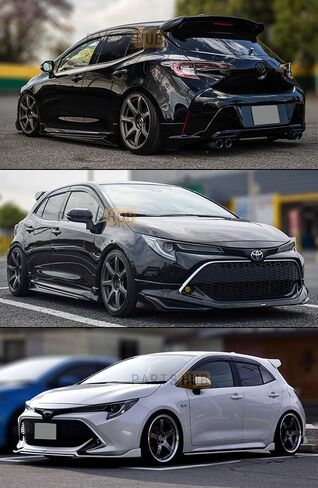 يناسب 2019-2026 تويوتا كورولا هاتشباك رياضي أسود اللون دخان ملون نافذة أقنعة المطر الحرس منحرف/2020 2021 2022 2023 2024 2025 in Kuwait