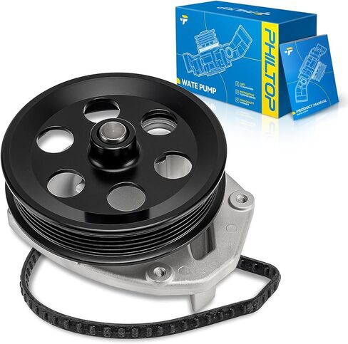مضخة مياه محرك PHILTOP متوافقة مع Chevy Buick GMC Cadillac لـ Malibu Limited Equinox Envision Colorado Terrain Impala Acadia ATS Regal CTS Camaro Blazer Regal Canyon والمزيد، AW6750 in Saudi Arabia