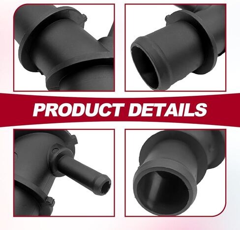 Upper Radiator Coolant Hose Connector Pipe Adapter Replace# 16057-36011 165710V020 16571-0V020 1605736011 Compatible with 2019-2012 Toyota RAV4 Coolant Hose Connector Pipe in Saudi Arabia