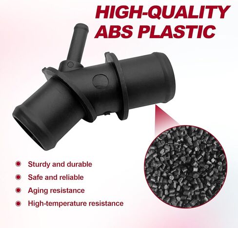 Upper Radiator Coolant Hose Connector Pipe Adapter Replace# 16057-36011 165710V020 16571-0V020 1605736011 Compatible with 2019-2012 Toyota RAV4 Coolant Hose Connector Pipe in Saudi Arabia