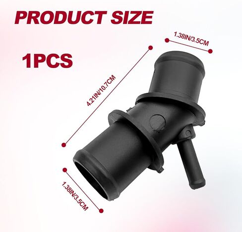 Upper Radiator Coolant Hose Connector Pipe Adapter Replace# 16057-36011 165710V020 16571-0V020 1605736011 Compatible with 2019-2012 Toyota RAV4 Coolant Hose Connector Pipe in Saudi Arabia