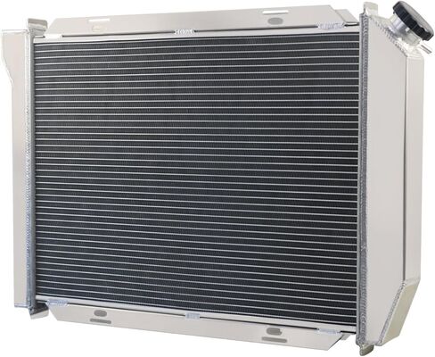 Automotive Replacement Engine Radiators 3 Row Radiator Shroud Fan with Thermostat Relay Kit For Ford LTD Galaxie Thunderbird Mercury Marquis 1967-1968 Aluminum Radiator Fan in Saudi Arabia