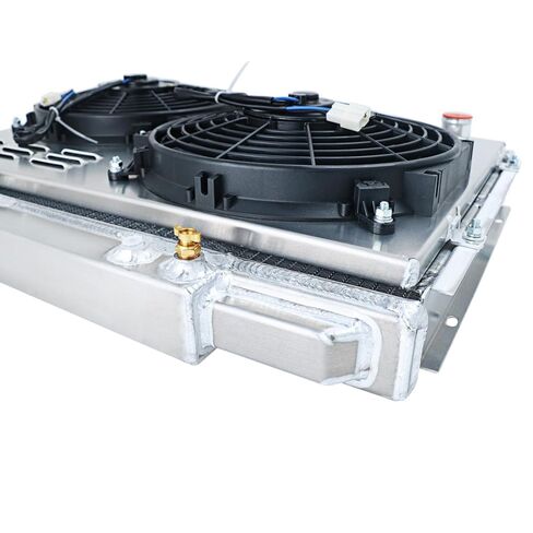 Automotive Replacement Engine Radiators 3 Row Radiator Shroud Fan with Thermostat Relay Kit for Ford Mustang Mercury 1967-1970 / Cougar XR7 V8 1968-1970 in Saudi Arabia