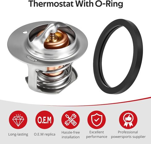 JAVIK Thermostat With O-Ring For Kawasaki Mule PRO-FX PRO-FXR PRO-FXT 820 KAF820 2015-2023 O.E.M# 49054-0007 in Saudi Arabia