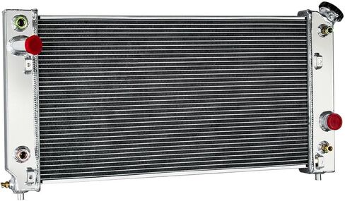Automotive Replacement Engine Radiators Aluminum Shroud Fan + Thermostat Relay Kit For Chevy Blazer S10 GMC Sonoma Jimmy 4.3L 1994-1995 Aluminum Fan Replacement in Saudi Arabia