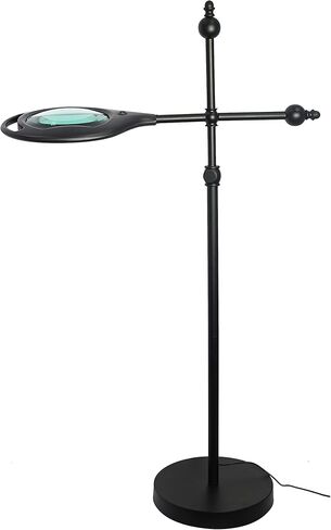 حامل أرضي زجاجي daylight24 ومكبر ضوء LED 5X in Kuwait