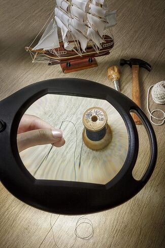 حامل أرضي زجاجي daylight24 ومكبر ضوء LED 5X in Kuwait