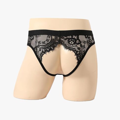 الجدة الرجال سراويل سيسي Femboy مثير الدانتيل الملابس الداخلية لملابس داخلية مثلي الجنس عبر الأزياء in Kuwait