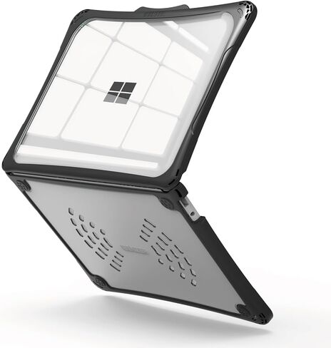 IBENZER Hexpact Case for Microsoft Surface Laptop 13 inch Copilot+PC 2025 Model 2095, Heavy Duty Snap on Rugged Protective Cover for Education, Classrooms, Drop Tested, Black, LC-HPE-MSL13-BK in Saudi Arabia