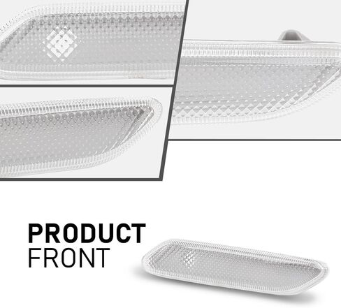 ALLGOOD Side Marker Light Assembly Turn Signal Lamp Front Passenger Right Side Clear Lens Compatible with Mini Cooper R60 Countryman/R61 Paceman 2011-2016 63139802570 in Saudi Arabia