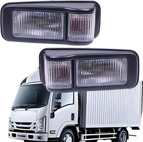 مصباح واضح لباب ضوء الحديقة الجانبي متوافق مع Isuzu 600P NPR 2008-2015، NPR-HD NQR NRR 2008-2016 استبدال الشاحنة الجانبية للسائق والركاب 8980397783,718929151207 in Saudi Arabia